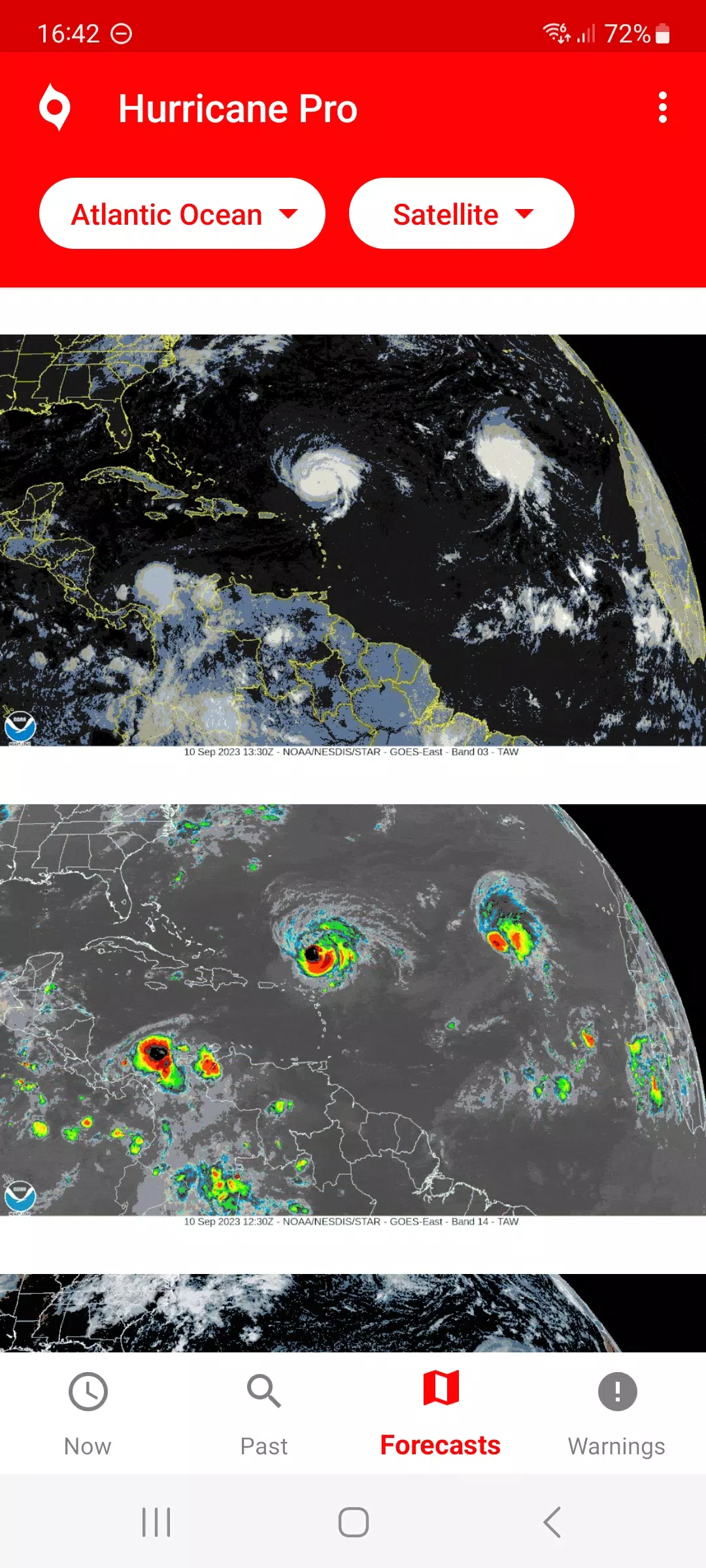 My Hurricane Tracker Captura de pantalla 1