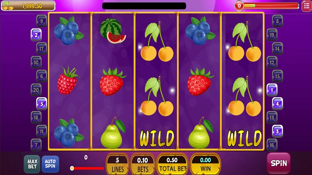 Free Fruits Slot Machine Cherry Luck 螢幕截圖 2