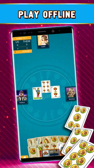 Tute Offline - Card Game Tangkapan skrin 3