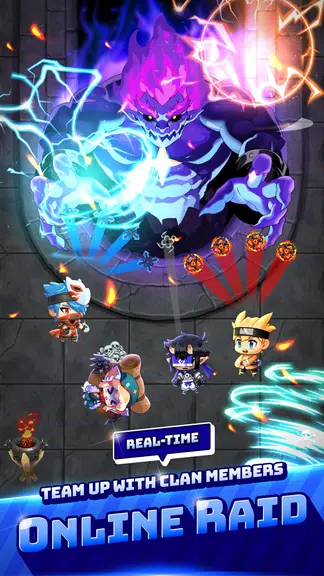 Idle Ninja Online: AFK MMORPG Schermafbeelding 1