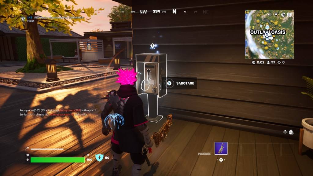 Fortnite'de Araba Telefonu