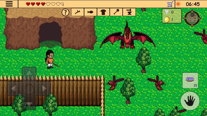Survival RPG 3:Lost in time 2D Ảnh chụp màn hình 1