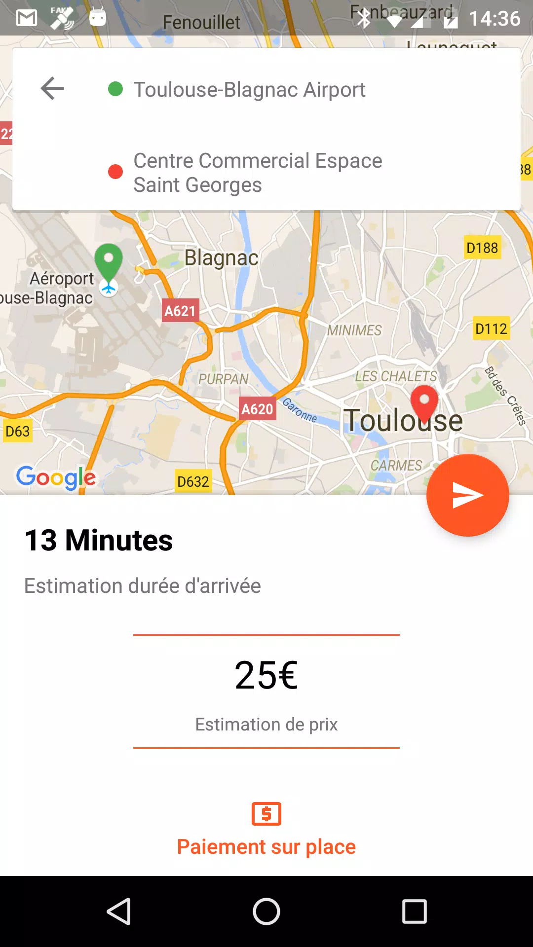 Taxi Toulouse Ekran Görüntüsü 2