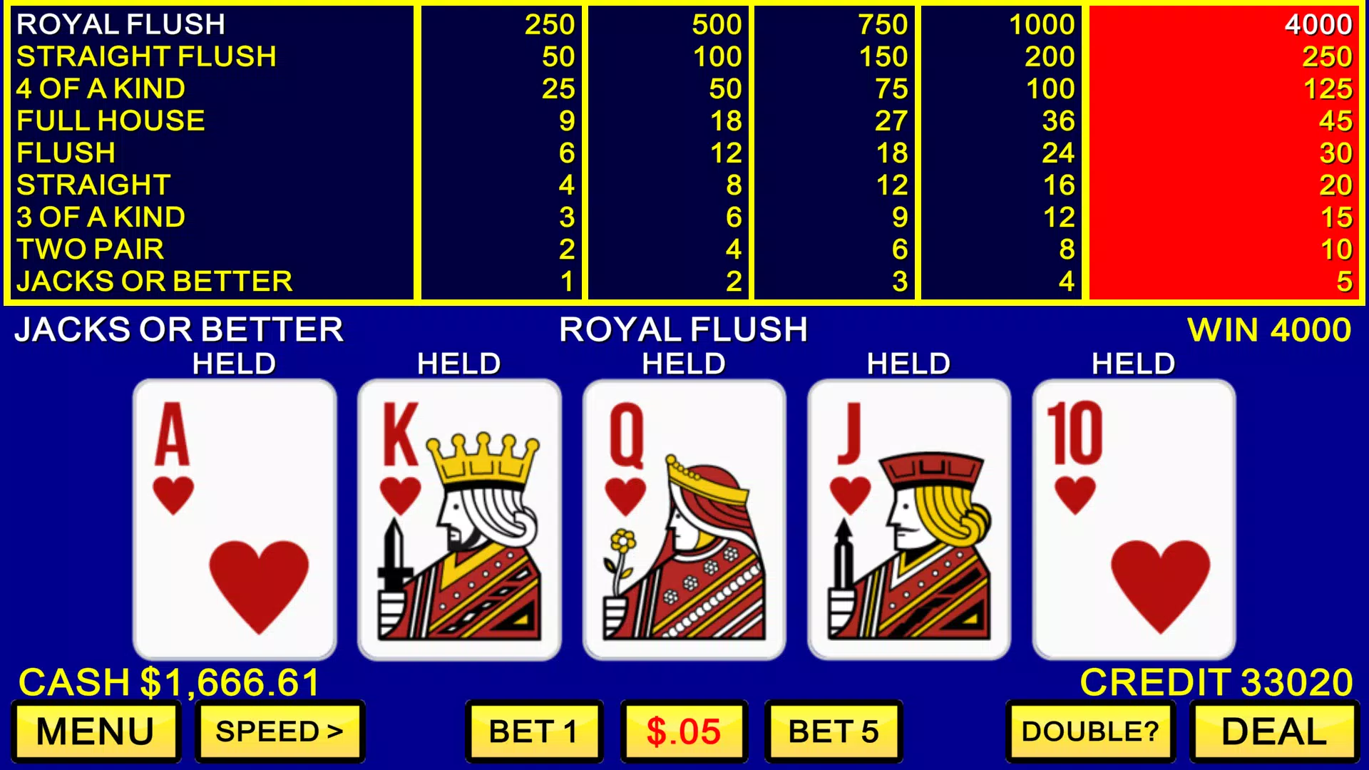 Video Poker Casino ဖန်သားပြင်ဓာတ်ပုံ 0