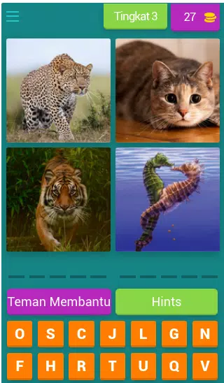 Tebak-tebakan Gambar Hewan Captura de pantalla 3
