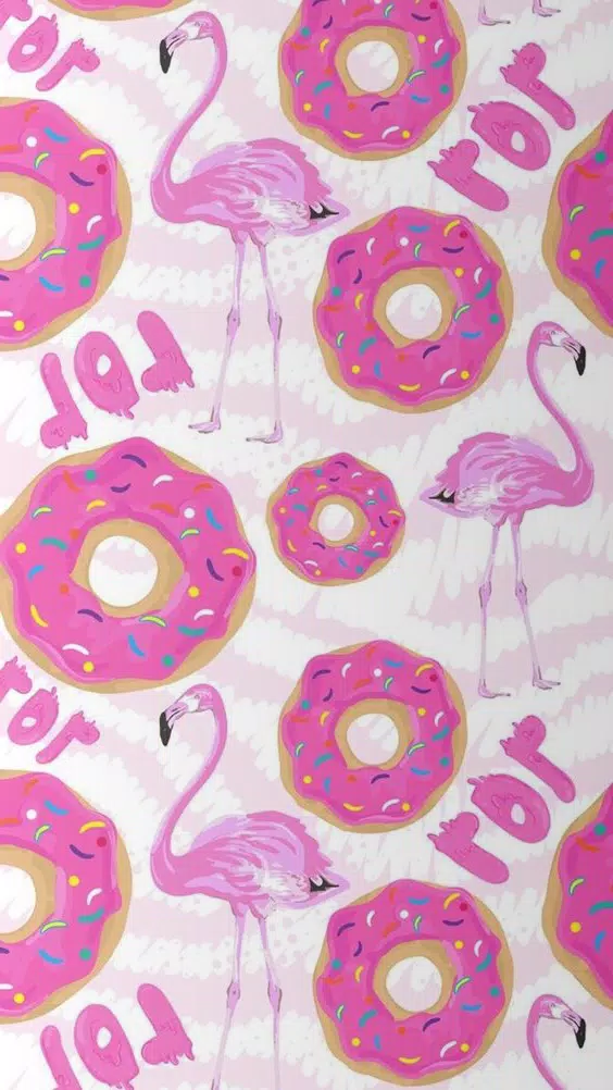 Cute Donut Wallpaper HD 4K 螢幕截圖 0