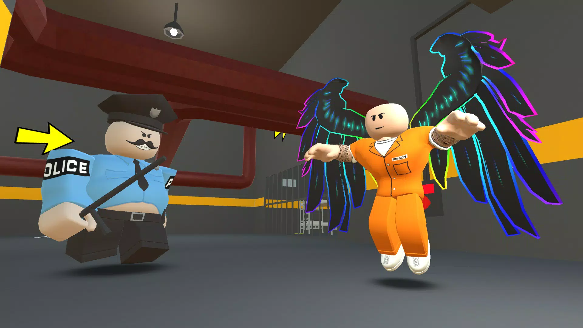 Obby Prison Escape from Barry Скриншот 0