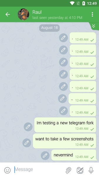 Schermata Graph Messenger 1