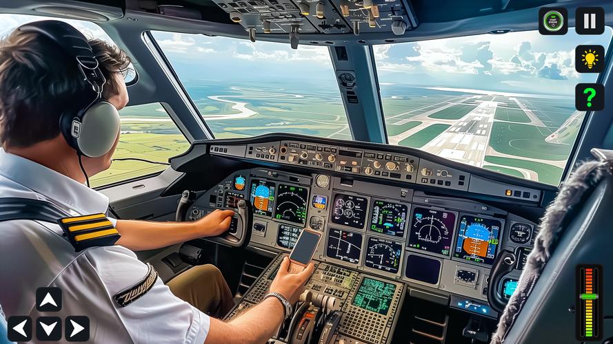 Airplane Simulator 3D Offline ဖန်သားပြင်ဓာတ်ပုံ 2