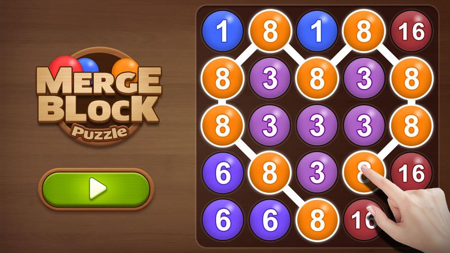 Merge bubble - Number game Ekran Görüntüsü 0