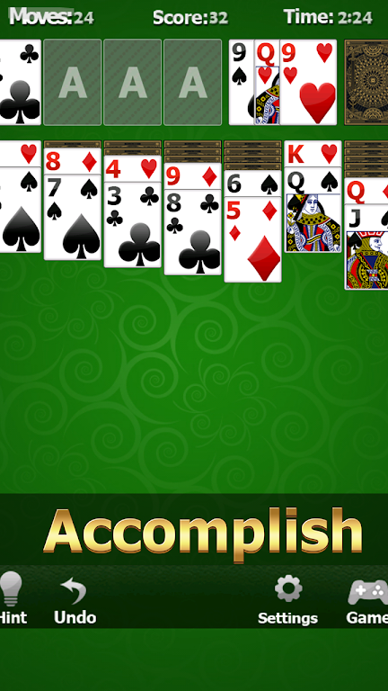 Solitaire Free Cell 스크린샷 1