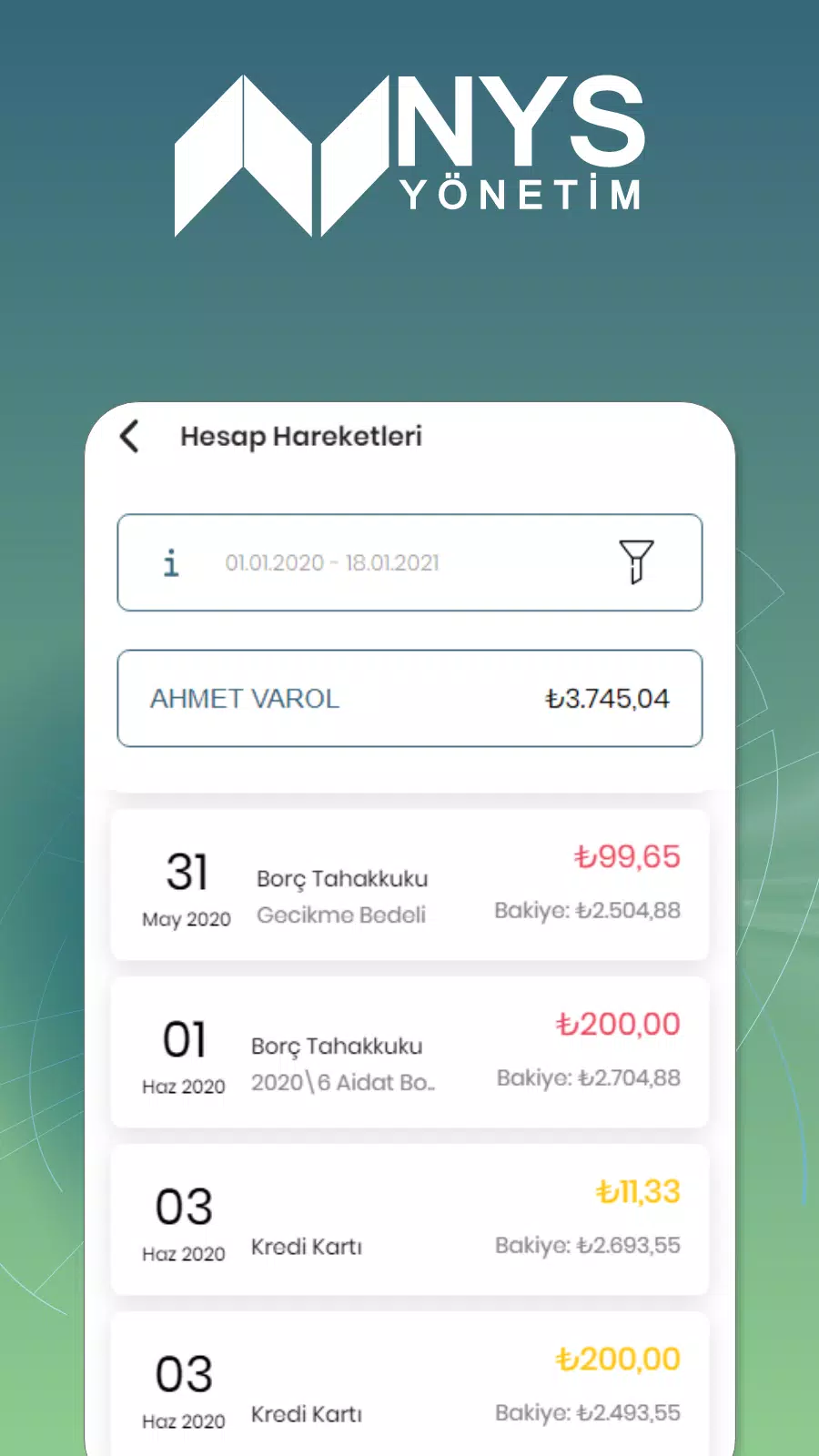 NYS Yönetim Ekran Görüntüsü 2