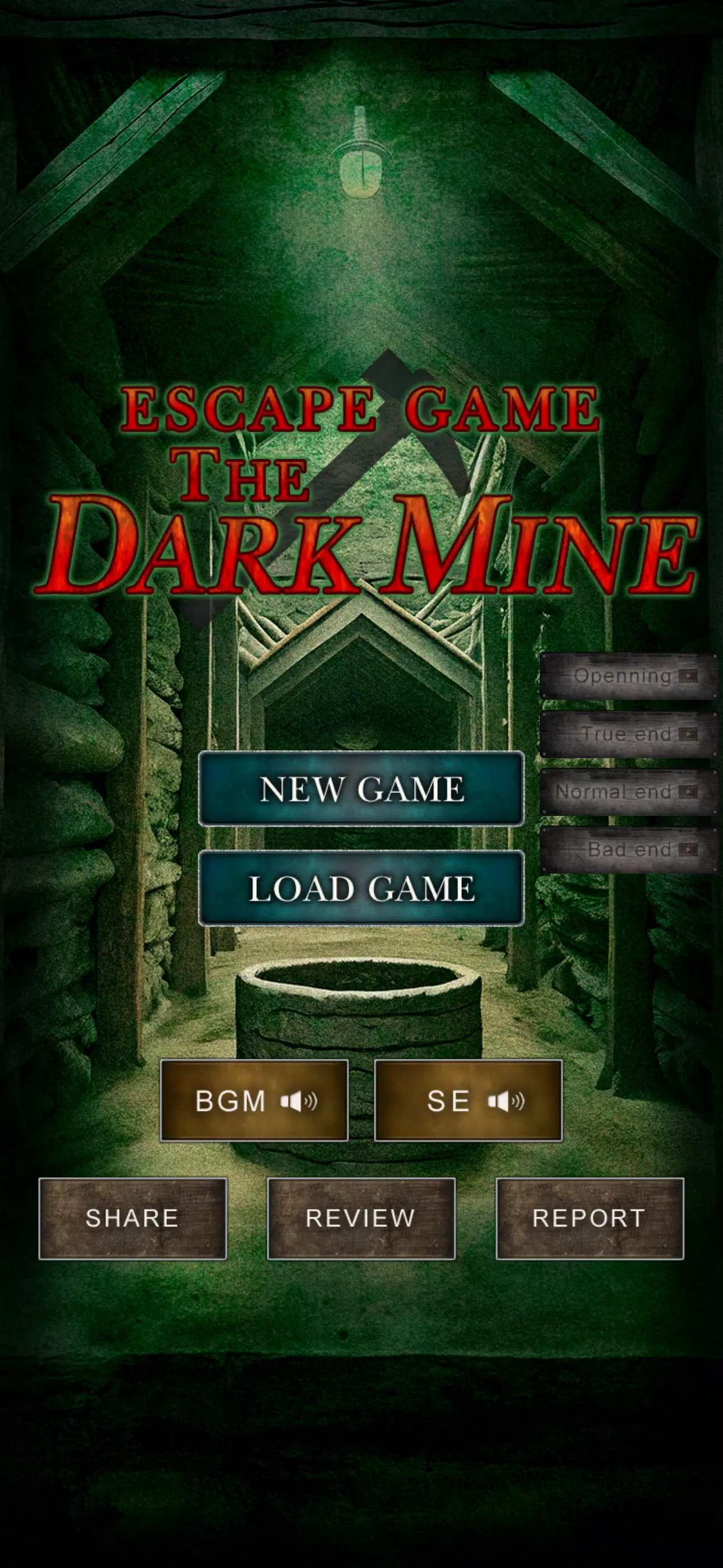 Escape Game THE DARK MINE スクリーンショット 0