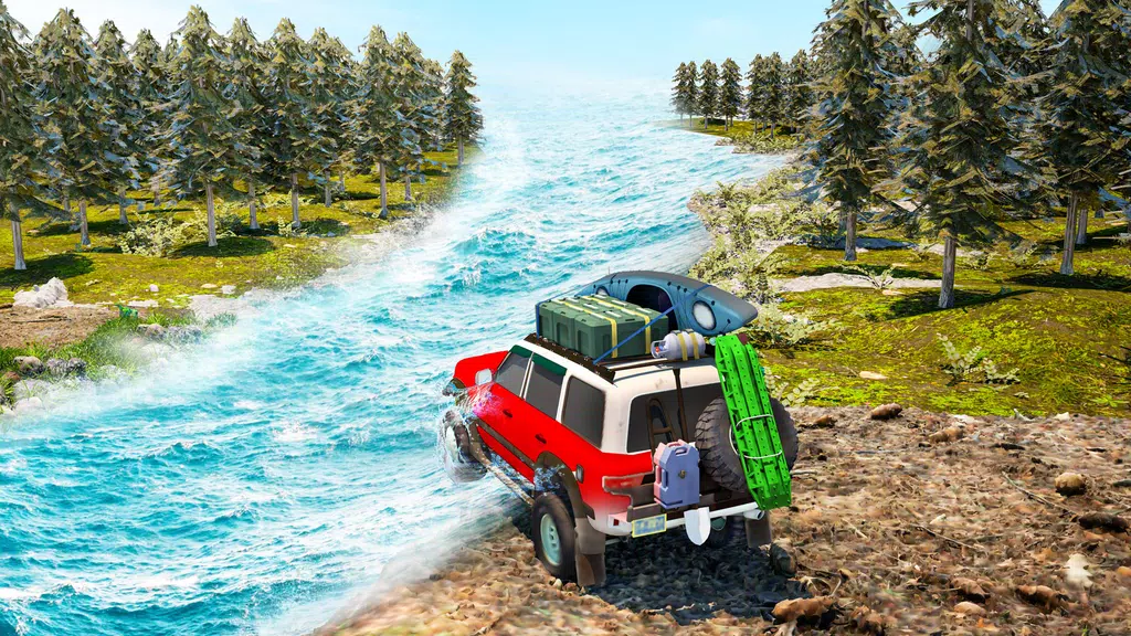 jeep games 4x4 off road car 3d Schermafbeelding 2