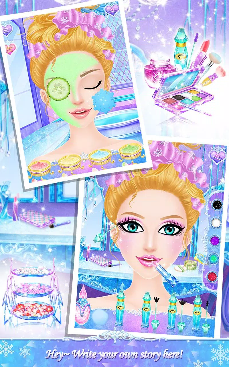 Princess Salon: Frozen Party Captura de pantalla 2