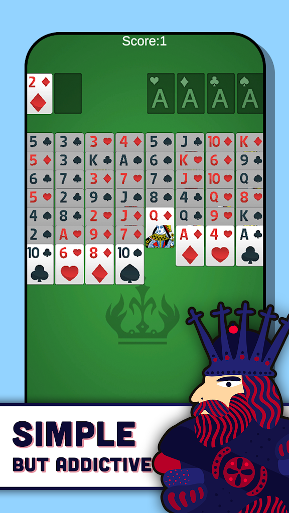 FreeCell Solitaire - Card Tangkapan skrin 2