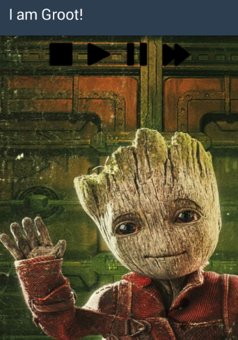 I am Groot Button Tangkapan skrin 2