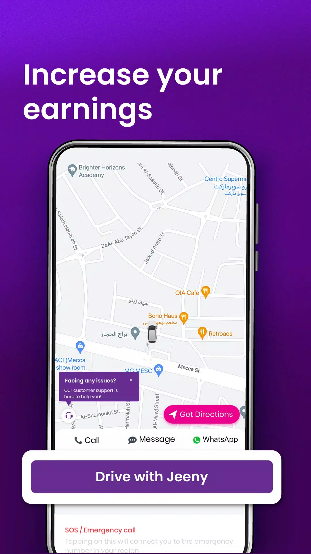 Jeeny - Drive and earn money Ekran Görüntüsü 1