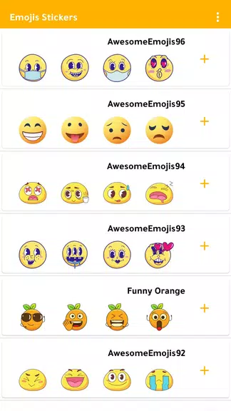 Emoji Stickers WASticker 螢幕截圖 0