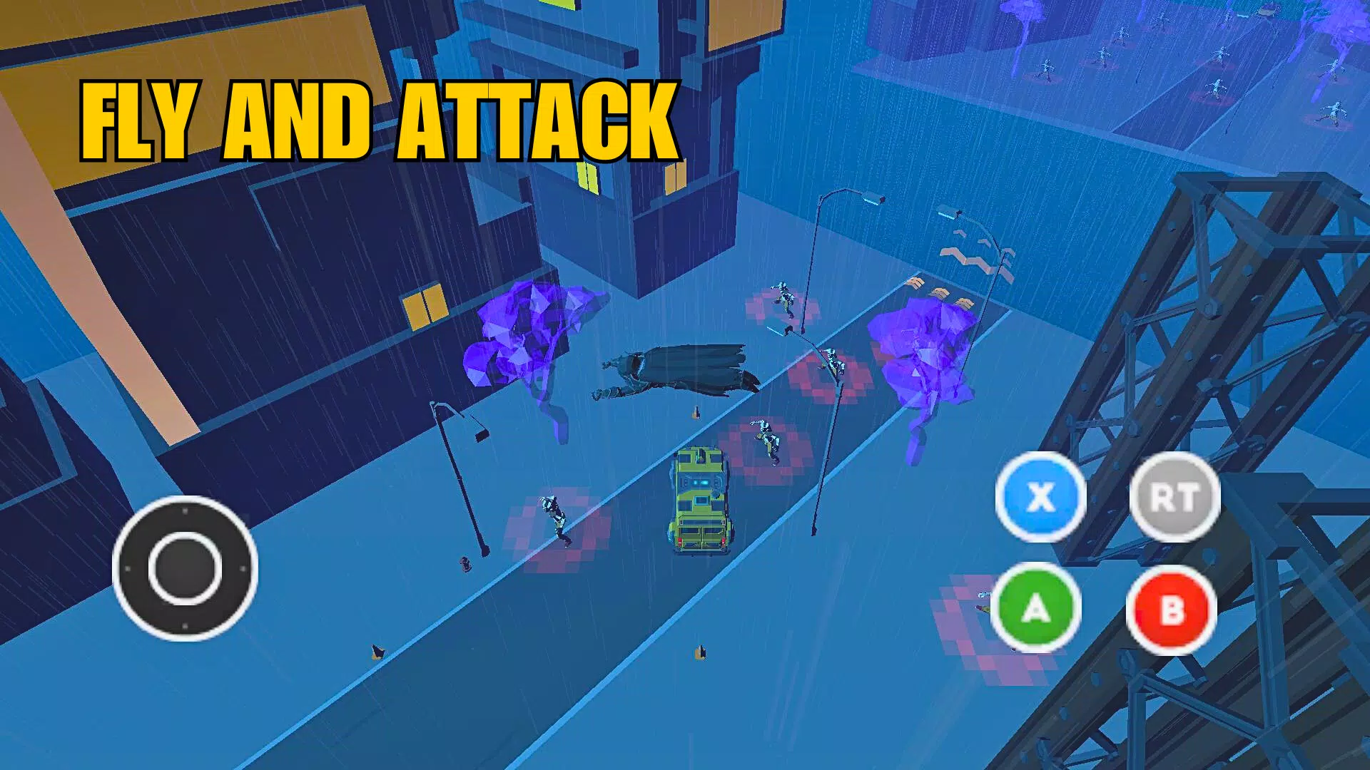 Bat Revenge Hero Crime Fighter 스크린샷 2