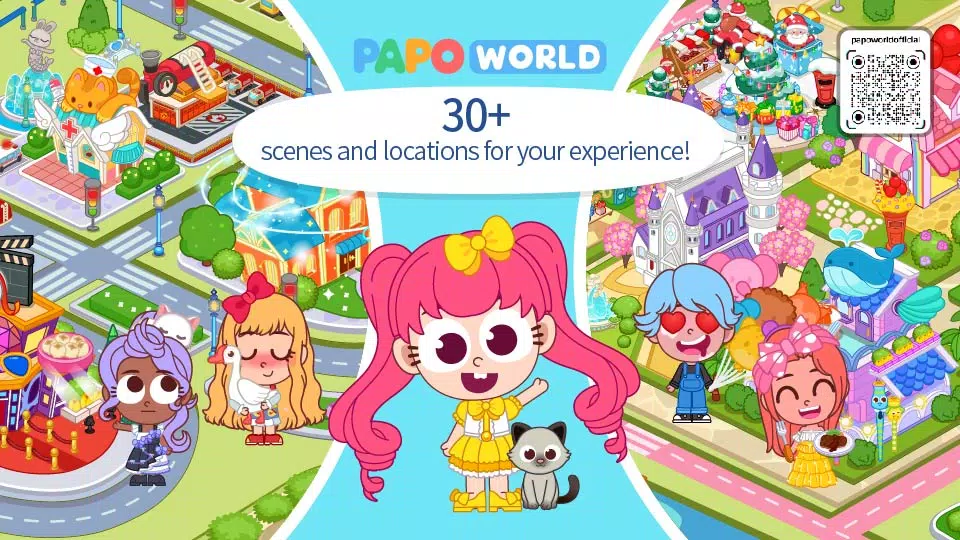 Papo Town: World Captura de tela 3