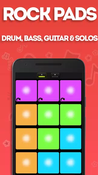 ROCK PADS (tap pads to create Ekran Görüntüsü 0