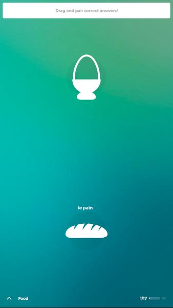 Drops: Learn French language and words for free Capture d'écran 1