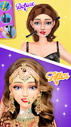 Stylist Wedding Makeup Games Скриншот 1
