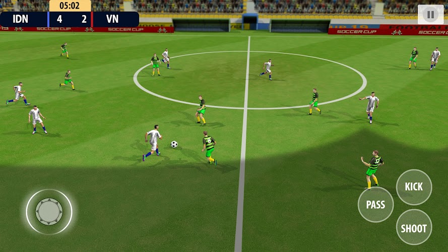 Soccer Hero: Football Game Ekran Görüntüsü 1