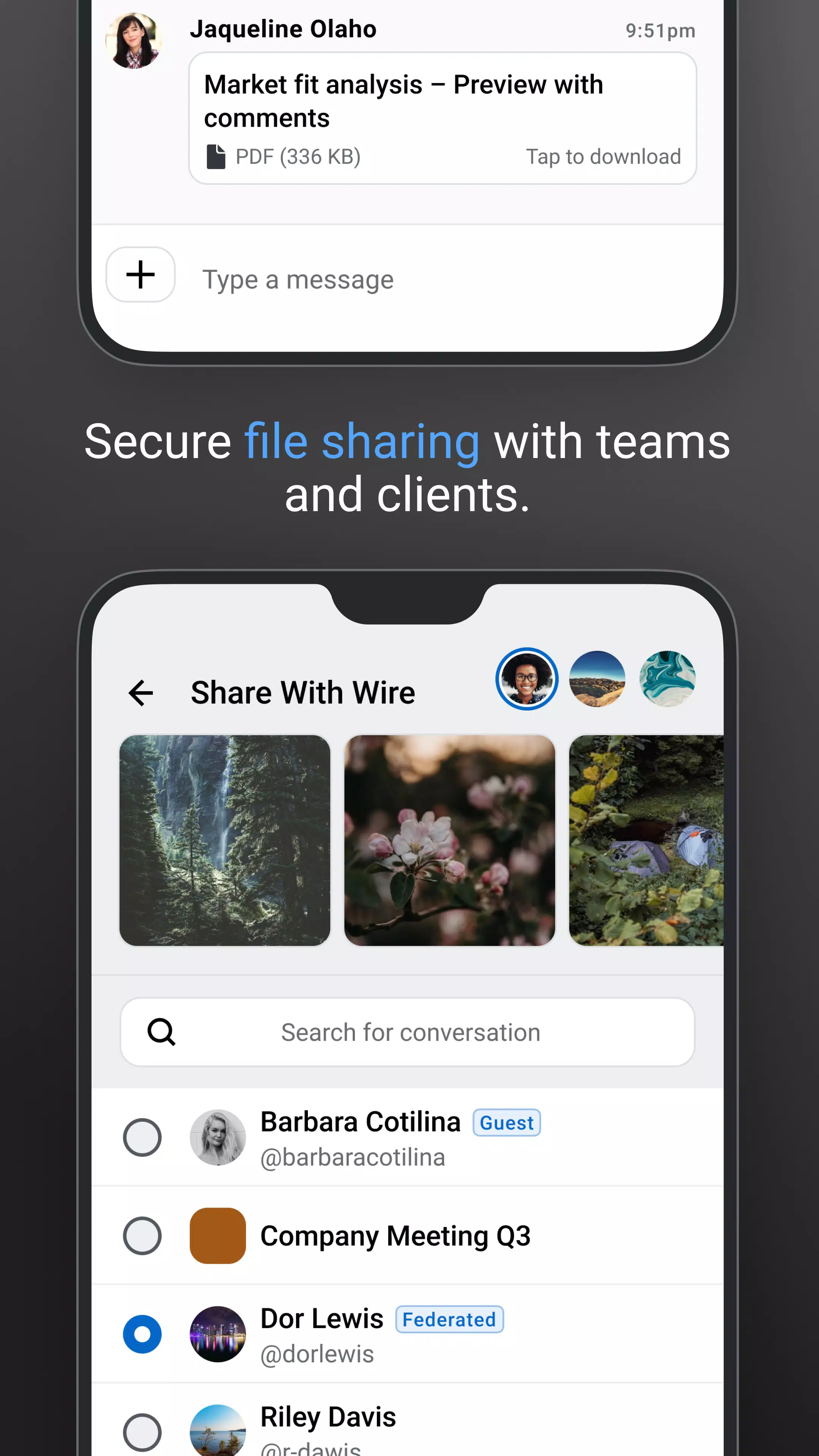 Wire ภาพหน้าจอ 3