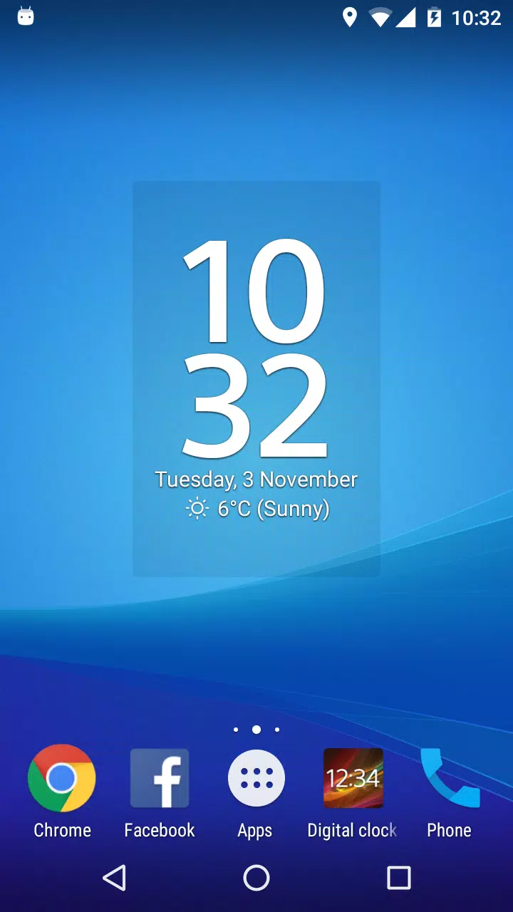 Digital Clock & Weather Widget Zrzut ekranu 2