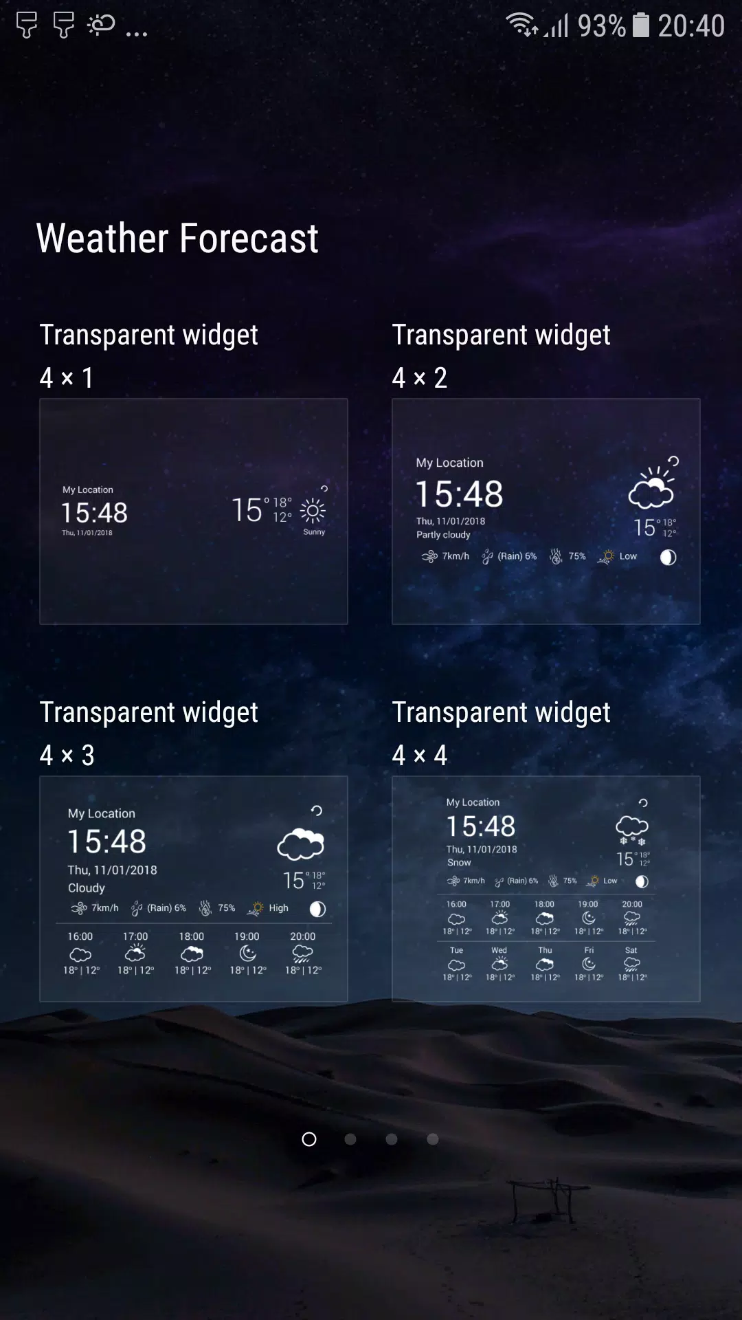 Weather Forecast Ekran Görüntüsü 3
