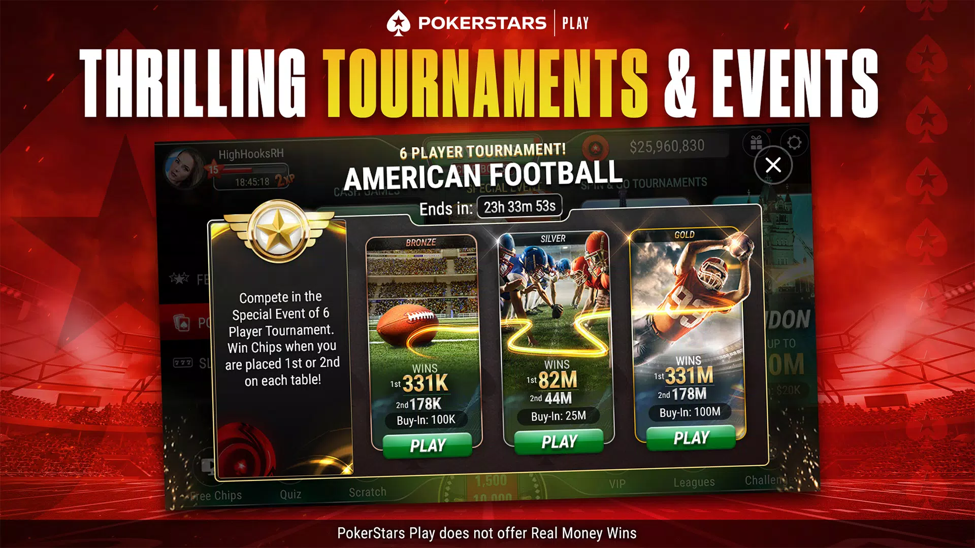 PokerStars Play স্ক্রিনশট 2