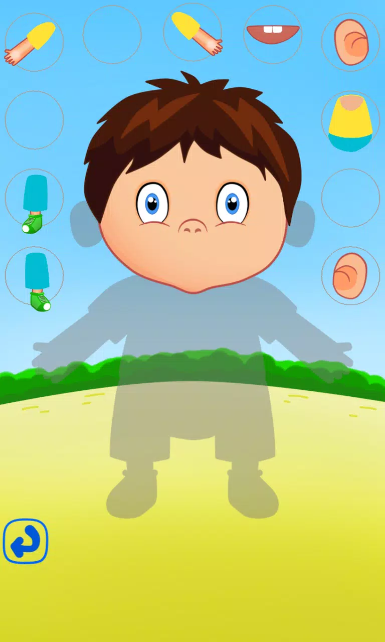 Body parts anatomy for kids Ảnh chụp màn hình 2