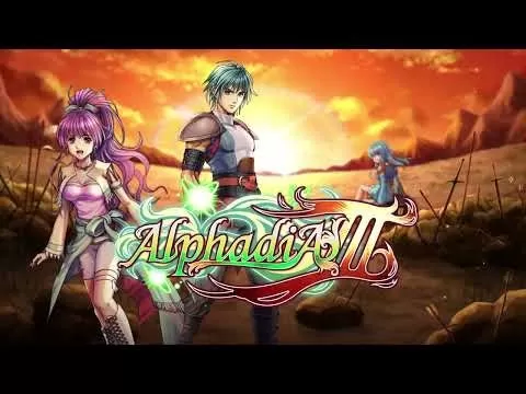 Alphadia III gameplay screenshot featuring a seaplane