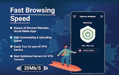 Secure VPN Proxy Server Site Ekran Görüntüsü 1