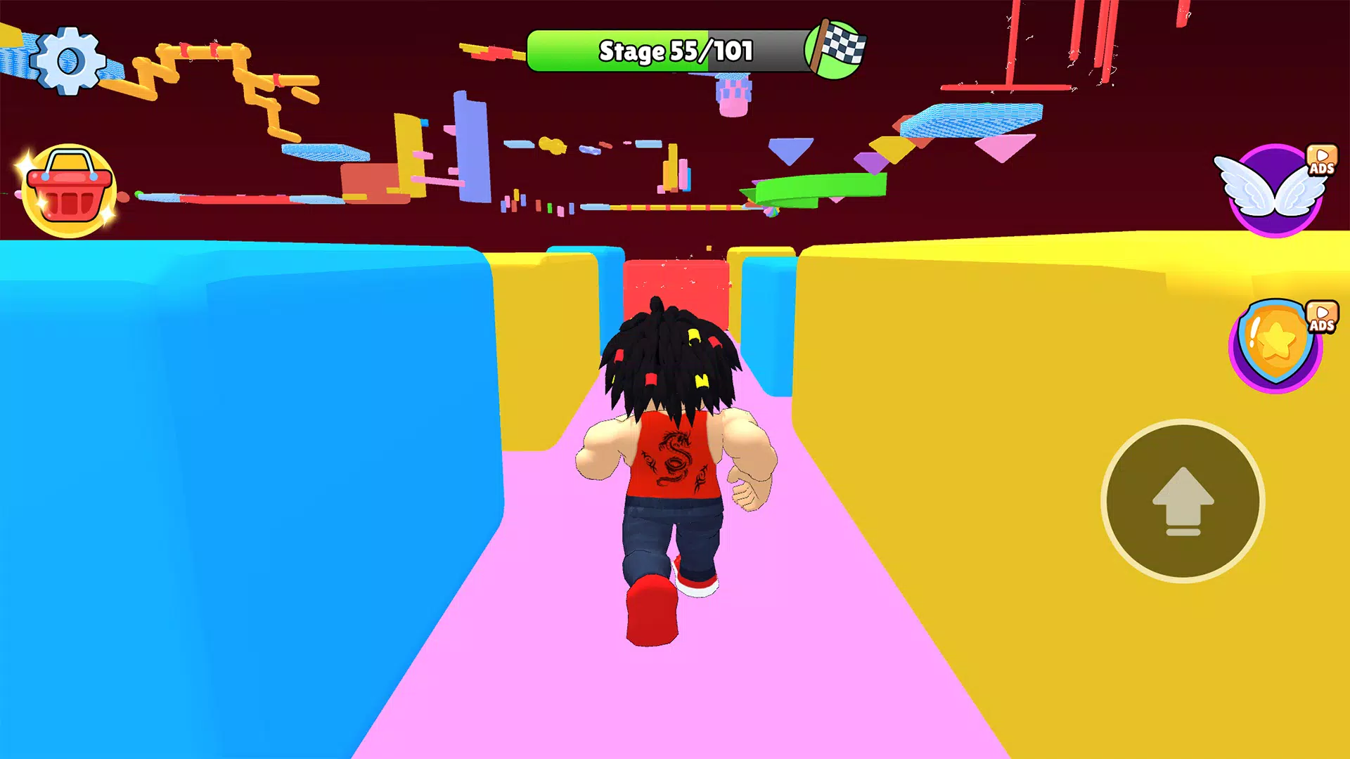 Parkour Adventure Jump Up Game 스크린샷 1