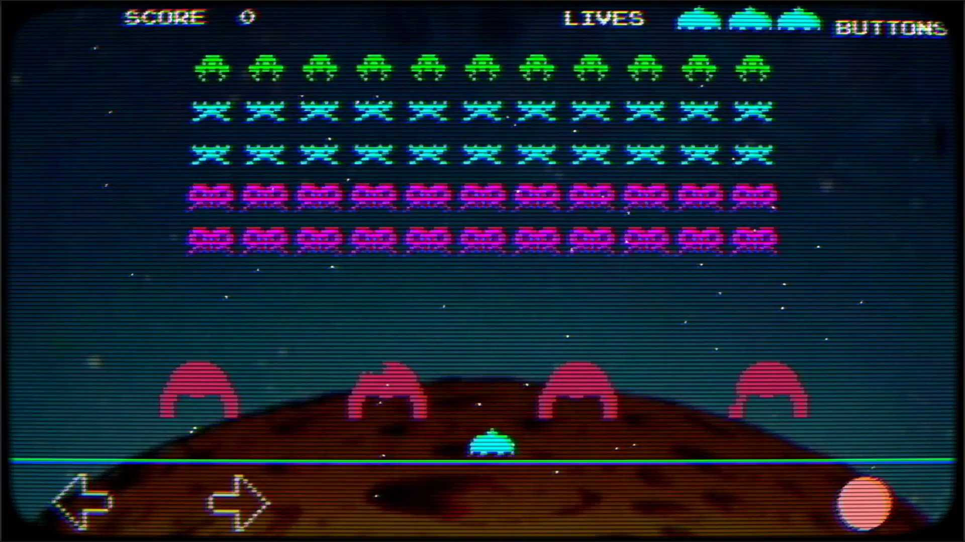 Outer Space Alien Invaders Schermafbeelding 1