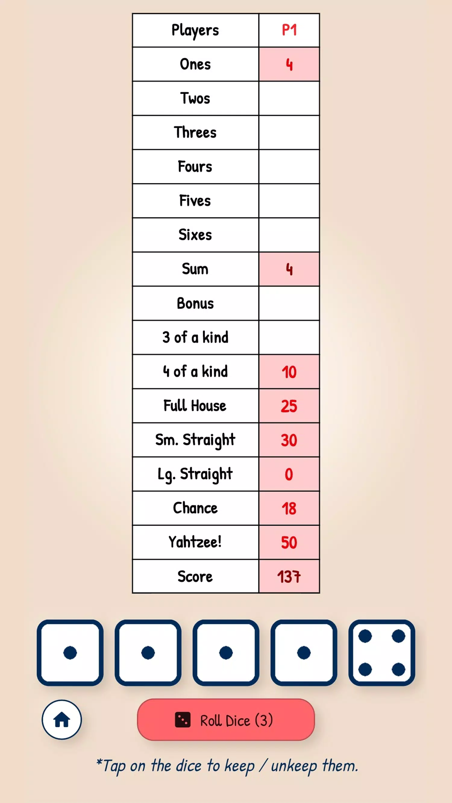 Lucky Dice Ekran Görüntüsü 1