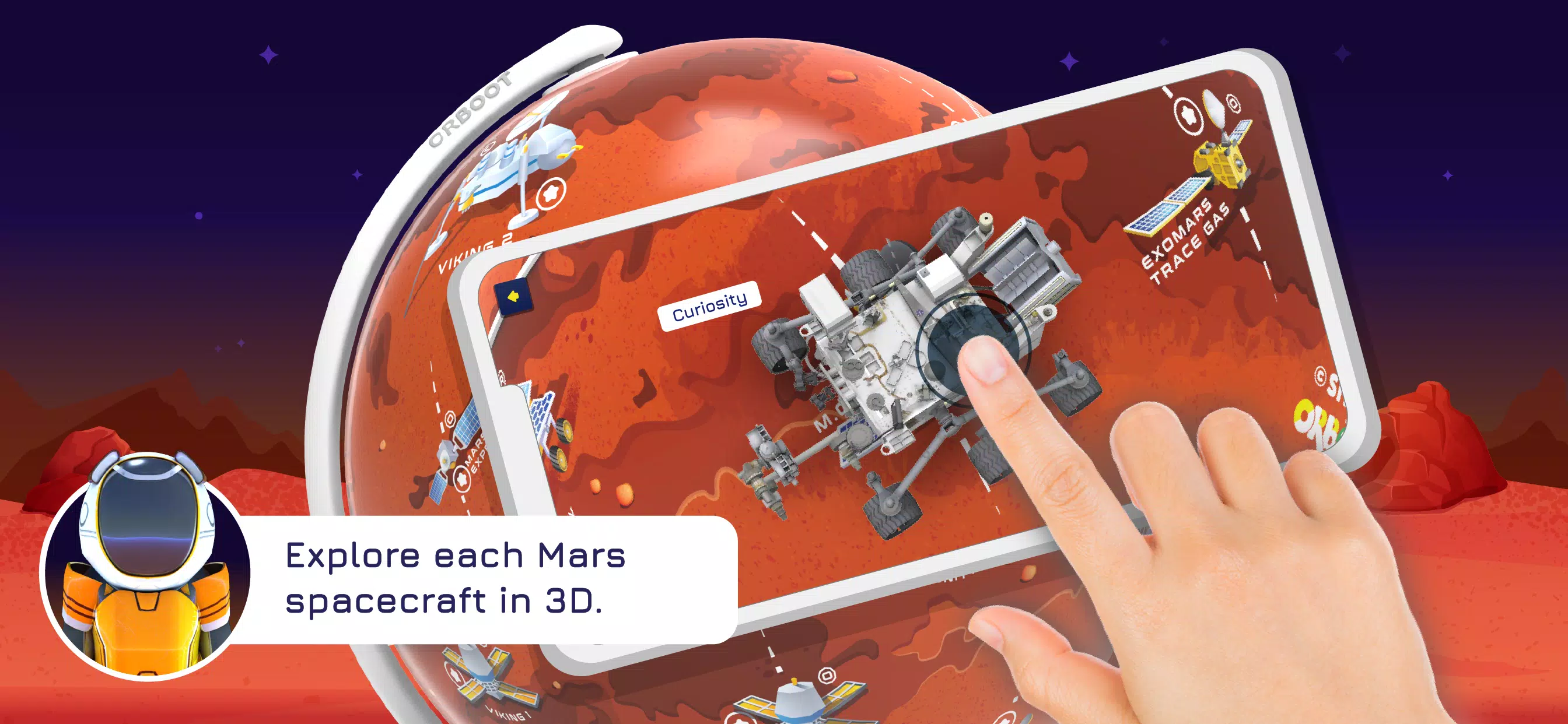 Orboot Mars AR by PlayShifu Ekran Görüntüsü 1