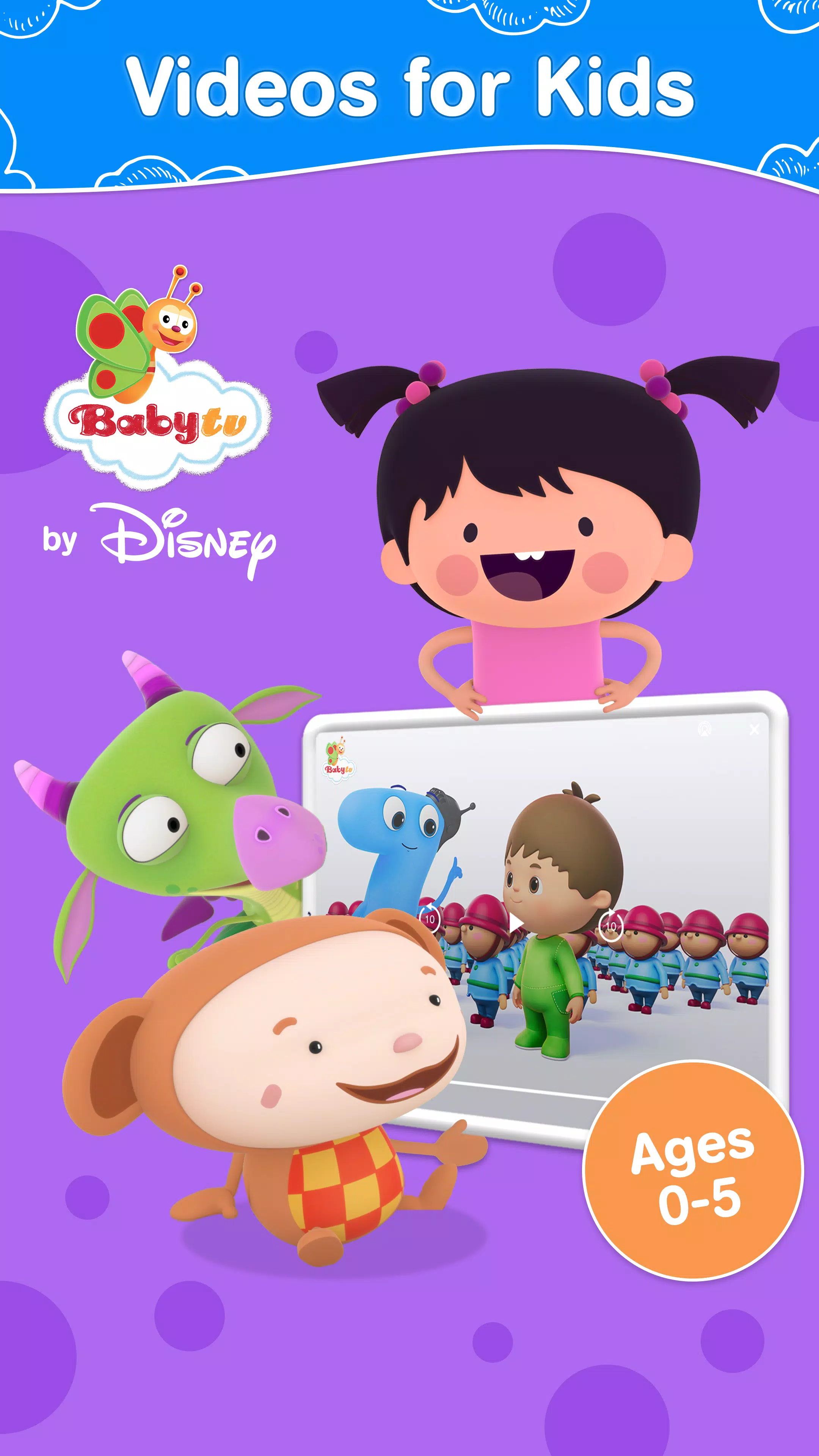 BabyTV - Kids Videos & Songs Ekran Görüntüsü 0