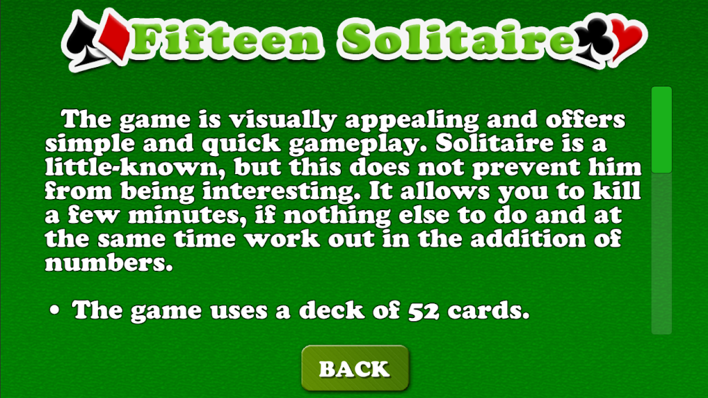 Solitaire Fifteen Ekran Görüntüsü 2