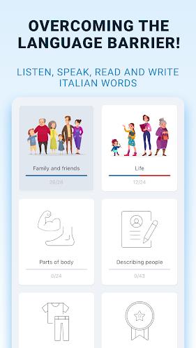 Schermata Learn Italian for Beginners! 0