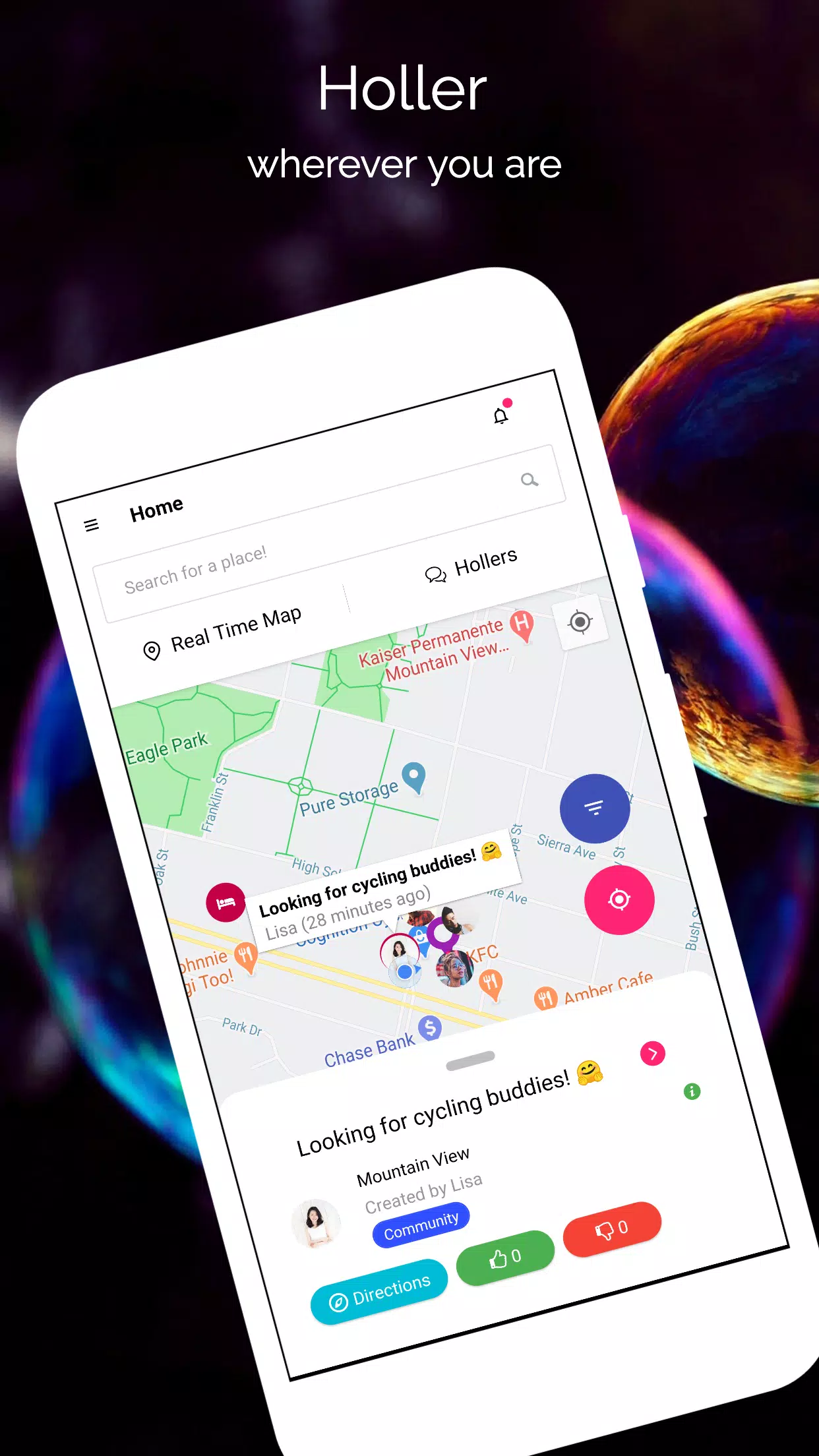 Holler Away: Mingle & Engage w Ekran Görüntüsü 1