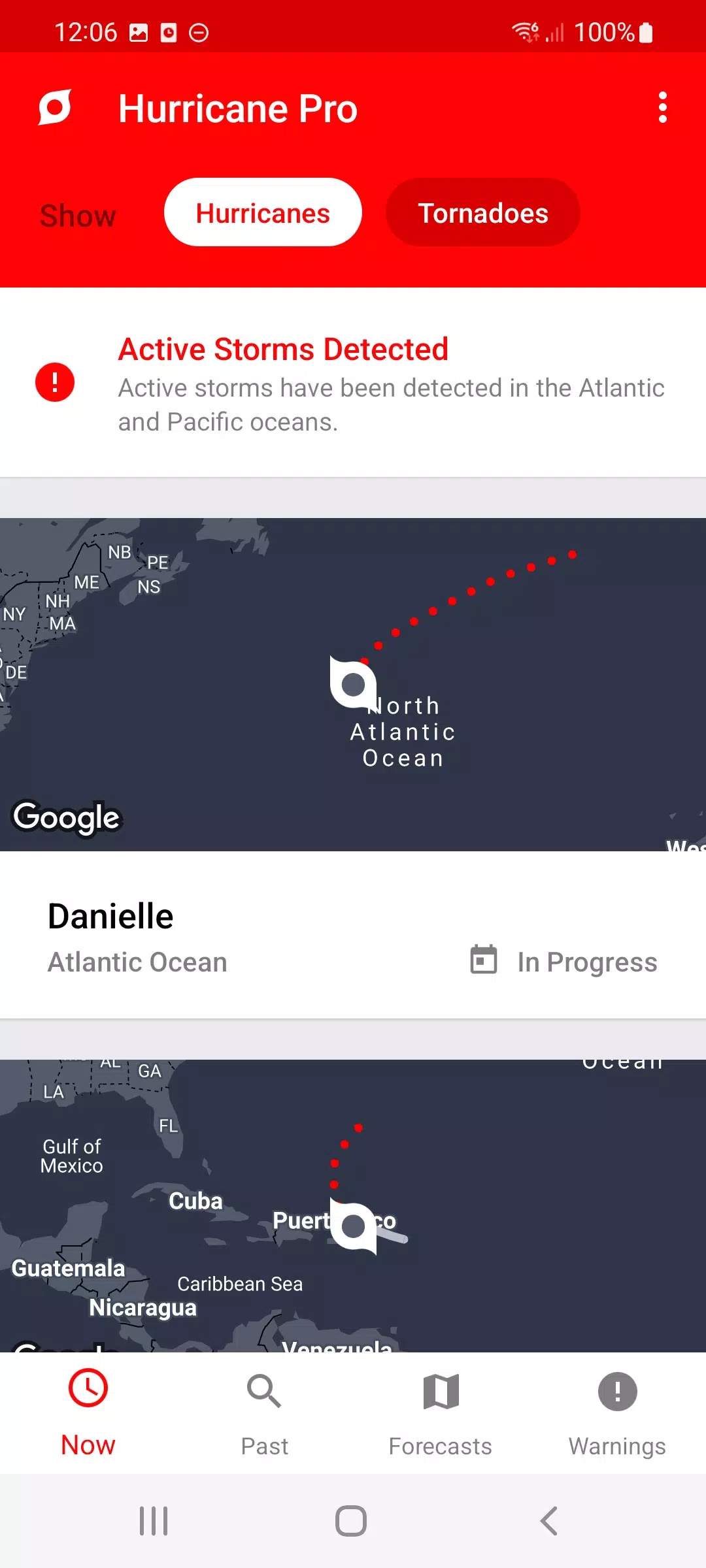 My Hurricane Tracker Captura de pantalla 2