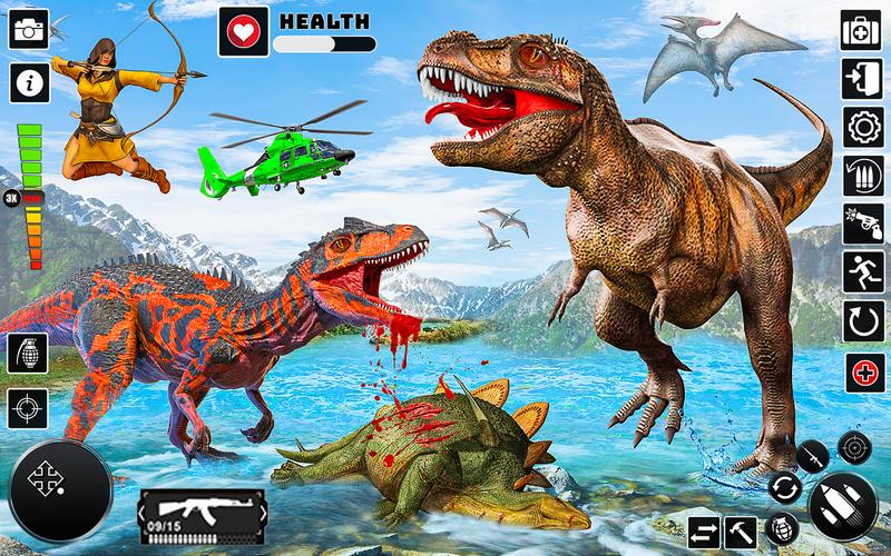 Dino Hunter 3D Hunting Games Captura de tela 2