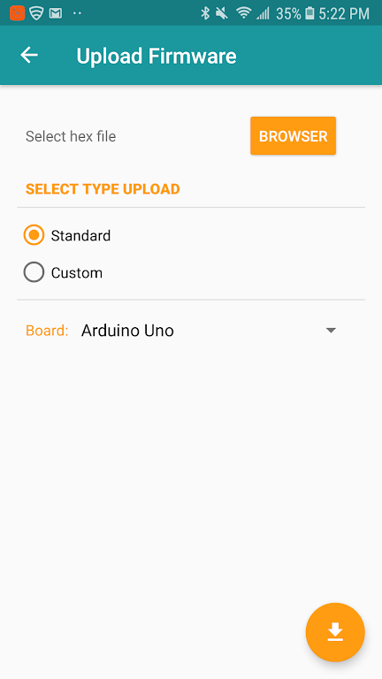 Arduino Hex Uploader-Bin/Hex Schermafbeelding 1