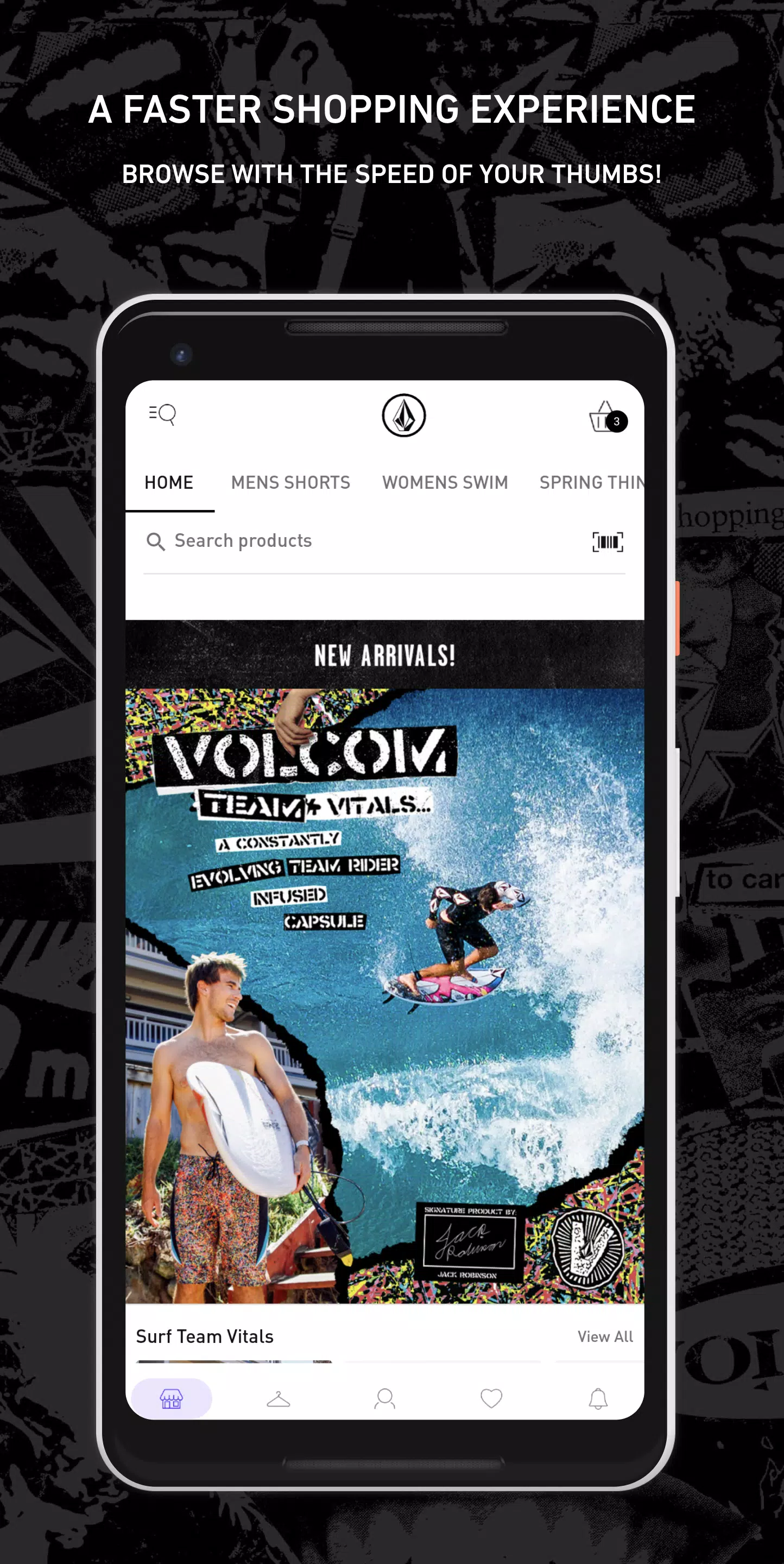 Volcom ဖန်သားပြင်ဓာတ်ပုံ 1