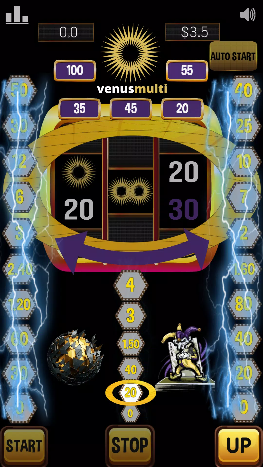 Venus multi slot machine – sun 螢幕截圖 2