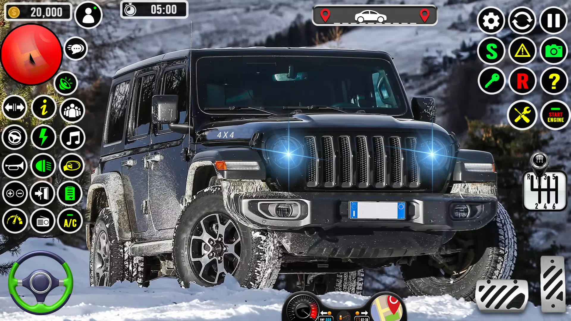 Jeep Driving Game: SUV Jeep Schermafbeelding 1